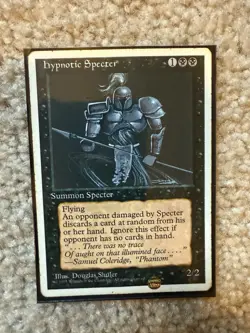 1x - Hypnotic Specter MTG Core Set 4th Edition Regular MP English - Image 2