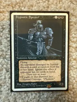 1x - Hypnotic Specter MTG Core Set 4th Edition Regular MP English - Image 3