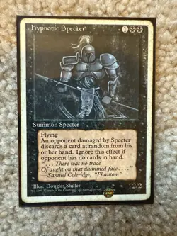 1x - Hypnotic Specter MTG Core Set 4th Edition Regular MP English - Image 4