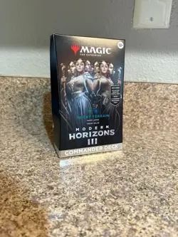 MTG Modern Horizons 3 Tricky Terrain Commander Deck New! Sealed Gathering - Image 1
