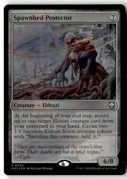 MTG Foil Spawnbed Protector - Commander: MH3 Moderately Played English - Image 1