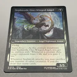 Magic: The Gathering Creature Sephiroth, Fabled Soldier Mythic Foil - Image 4