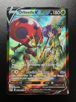 Pokemon TCG - Orbeetle V - Lost Origin TG12/TG30 Trainer Gallery Full Art Holo - Image 1