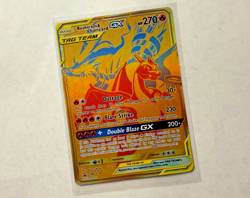 Reshiram & Charizard GX SM247 - Pokemon TCG SM Promos Full Art Holo - Image 2