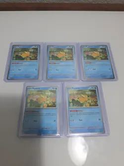 LOT OF 5 - Pokemon TCG Psyduck MEP 007 Mega Evolution Black Star Promo - Image 1
