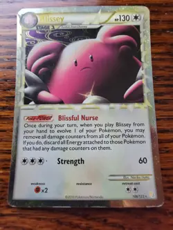 Blissey Prime - Pokemon - Heart Gold Soul Silver 106/123 - Ultra Rare Holo - MP! - Image 1