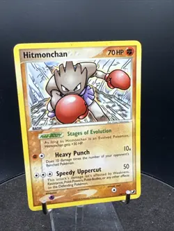Pokemon TCG Hitmonchan 24/115 Non-Holo Rare Ex Unseen Forces Vintage - Image 3