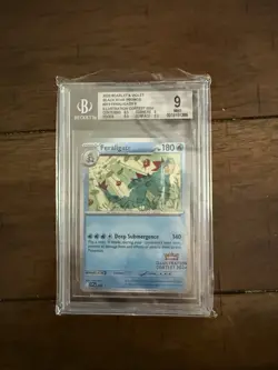 2025 Black Star Promo Illustration Contest 2024 # 213 Feraligatr BGS 9 - Image 1