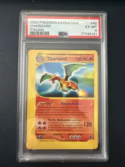 Charizard 40/165 Pokemon Expedition Pop 1! Italian- Only One Population Higher - Image 1