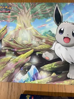 Lot of 5 Pokemon TCG Play Mat 151 Mew Champions Path Eevee Crown Zenith - Image 4