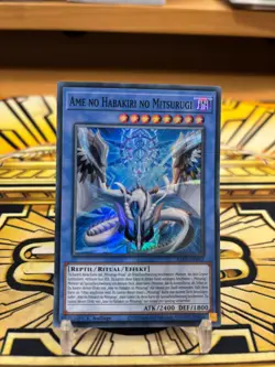 Yugioh Ame No Habakiri No Mitsurugi ALIN-DE092 Super Rare - Image 1