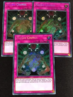 Yugioh Macro Cosmos SGX3-ENF19 1ST SECRET x3 (NM) - Image 1