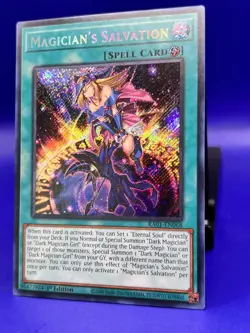 Yugioh Magician's Salvation RA01-EN068 Platinum Secret Rare 1st Ed NM - Image 2