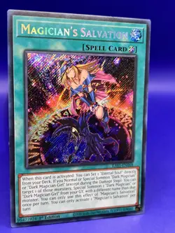 Yugioh Magician's Salvation RA01-EN068 Platinum Secret Rare 1st Ed NM - Image 3