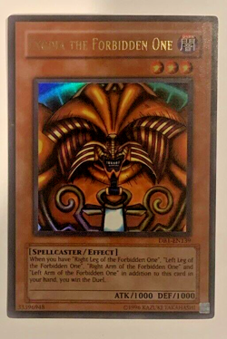 Exodia the Forbidden One DB1-EN139 Dark Beginning 1 Unlimited LP/NM - Image 2