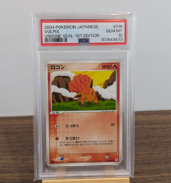 Vulpix 016/083 1st Edition PSA 10 Undone Seal 2004 Japanese Graded Pokemon Card - Image 2