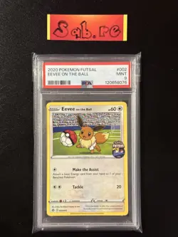 PSA 9 Eevee On The Ball Futsal Promo 002/005 Pokemon Card - Image 1