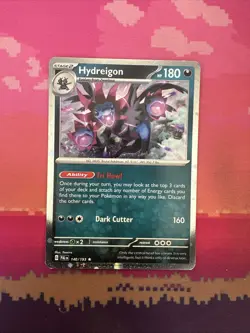 Pokemon Card Hydreigon Paldea Evolved Cosmo Holo Rare 140/193 Near Mint - Image 1