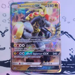 Kommo-o GX SM71 NM-M Pokemon Card TCG Sun Moon Black Star Promo (Light Play) - Image 1