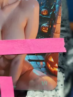 1/1 Only 1 Made Misty Bats Pokemon Halloween NSFW Topless Lonestar Customs Card - Image 4