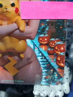 1/1 Only 1 Made Misty Pikachu Pokemon Halloween Topless Lonestar Customs Card - Image 4
