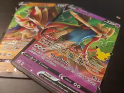 Zacian V (16/25) & Zamazenta V (18/25) CELEBRATIONS Pokemon Card lot - Image 1