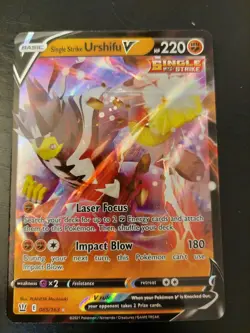 Single Strike Urshifu V (85/163) Full-Art Pokemon card - Image 2