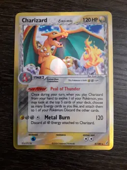 Pokemon TCG Charizard Holo Delta Species EX Crystal Guardians Card 4/100 - Image 1
