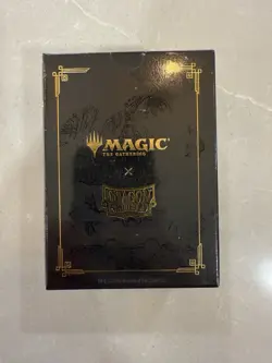 Gen Con 2025 Dragon Shield Event Exclusive Black/Gold Standard Card Sleeves - Image 1