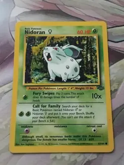 Nidoran #57/64 - MP - Jungle Pokemon Card - Image 1