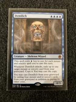 Magic The Gathering MTG - Demilich - AFR - Image 1