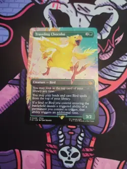 Magic The Gathering Final Fantasy Traveling Chocobo Borderless M 0406 - Image 1