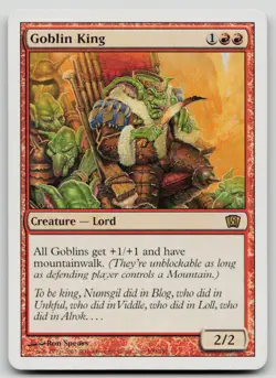 Goblin King R 8th Edition 190 NM - Image 1