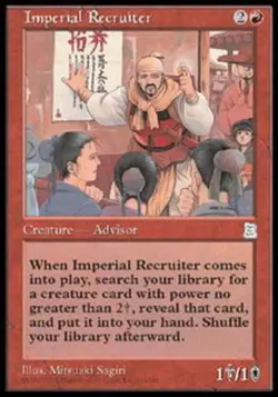 Imperial Recruiter NM, English MTG Portal 3 Kingdoms - Image 1