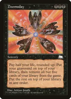 Doomsday x1 LP - Weatherlight - Magic the Gathering MtG - Image 1