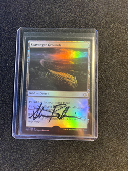 Signed Artist Proof Scavenger Grounds Foil MTG - Steven Belledin - Image 1