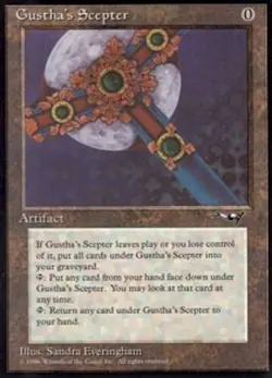 MTG Gustha's Scepter, Light Play, English Alliances - Image 1