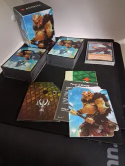 Adventures in the Forgotten Realms Commander Deck Draconic Rage MTG Complete + - Image 1