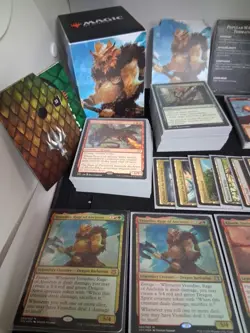 Adventures in the Forgotten Realms Commander Deck Draconic Rage MTG Complete + - Image 3