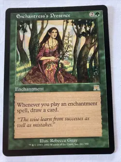 Enchantress’s Presence Onslaught NM MAGIC THE GATHERING 2002 - Image 1