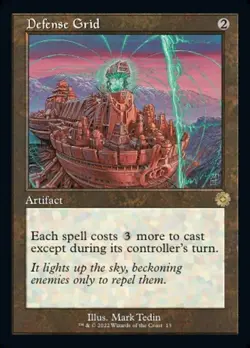 Defense Grid - Retro Frame The Brother's War Retro Artifacts NM MTG - Image 1