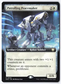 Patrolling Peacemaker (Extended Art) R Commander: Edge of Eternities 25 NM - Image 1