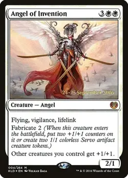 Angel of Invention - Foil Prerelease Promo Kaladesh LP MTG - Image 1