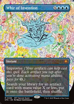 MTG Whir of Invention - Borderless, NM-Mint, English Special Guests - Image 1