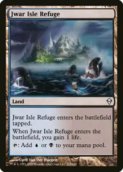 Jwar Isle Refuge Zendikar Light Play MTG Magic DNA GAMES - Image 1