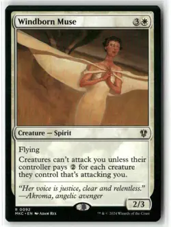 Windborn Muse Commander: Murders at Karlov Manor Magic MTG NM - Image 1