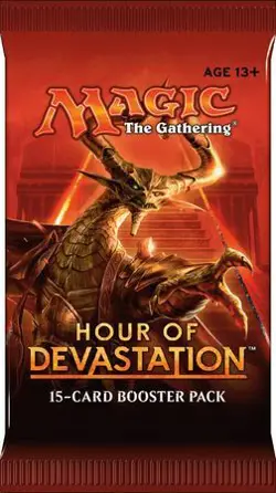 Hour of Devastation Booster Pack - French Booster Pack Magic MTG - Image 1