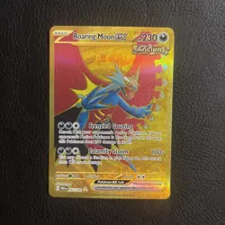 Pokemon TCG Roaring Moon ex Paradox Rift 262/182 Holo Hyper Rare - Image 1