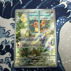 Charmander 044 Obsidian Flames Promo Pokemon Center Stamp Near Mint - Image 1