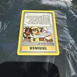 POKEMON Trainer Blaine's Quiz #1 97/132 Gym Heroes Set Rare NM/MT Condition WOTC - Image 3